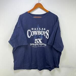 Vintage Dallas Cowboys 5x Champions T-Shirt 3XL NFL